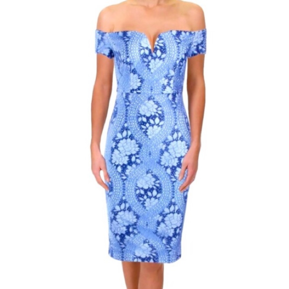 Guess Off-The-Shoulder Lace Dress